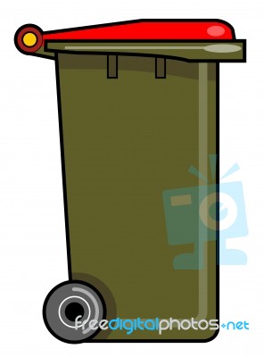 Wheely Bins Stock Image