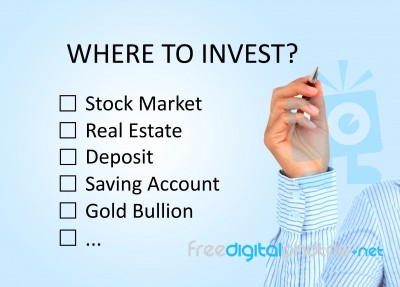 Where To Invest Concept Stock Photo