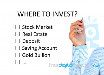 Where To Invest Concept Stock Photo