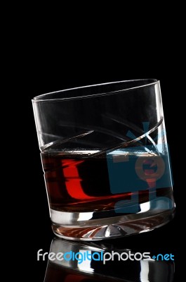 Whiskey Glass Stock Photo