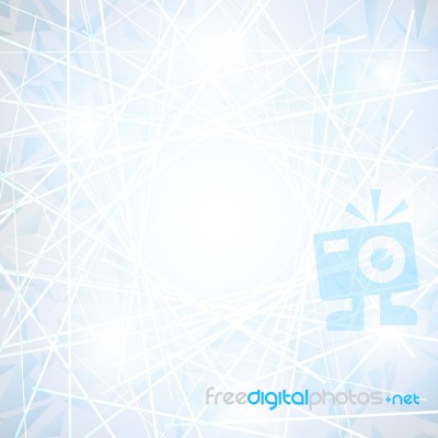 White Abstract Polygonal Space Low Poly Background Stock Image