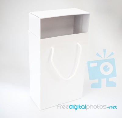 White Box Stock Photo