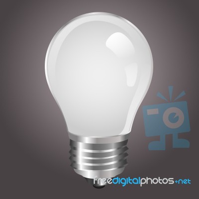 White Bulb Stock Image