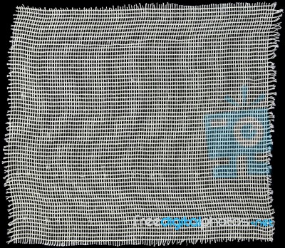 White Fabric Woven Texture Stock Photo