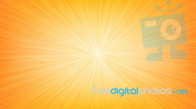 White Light Speed Line Burst Ray On Orange Background Stock Image