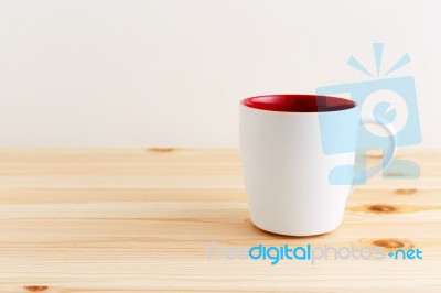 White Mug Mockup Stock Photo