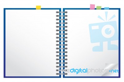 White Note Pad Stock Image