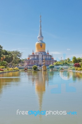 White Pagoda Stock Photo