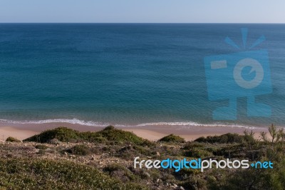 White Sandy Beaches Stock Photo