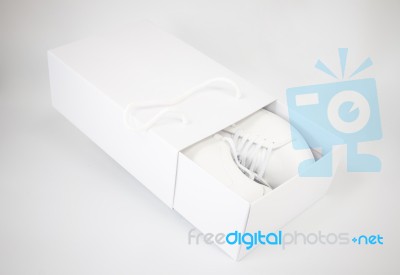 White Shoe Stock Photo