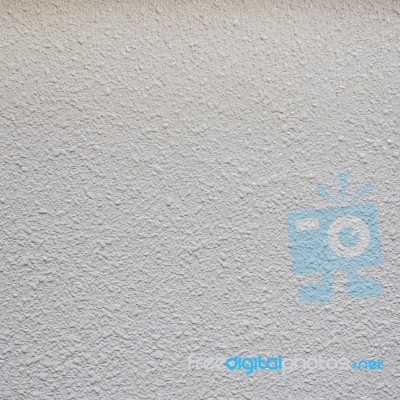 White Wall Stucco Stock Photo