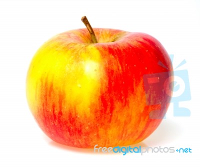 Whole Apple Stock Photo