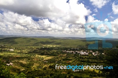 Wide Landscape View Stock Photo