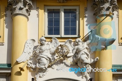 Wilanow Palace In Warsaw Poland Stock Photo