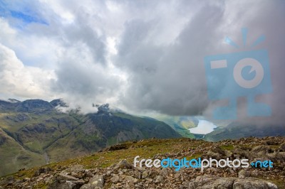 Wild Mountains In The Lake District Stock Photo