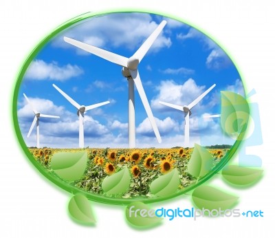 Wind Energy Stock Image