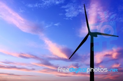 Wind Turbine Stock Photo