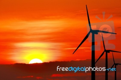 Wind Turbine Stock Photo