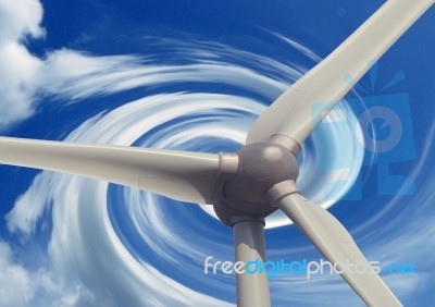 Wind Turbine Stock Image