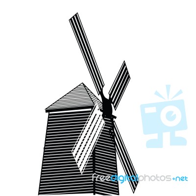 Wind Turbine , Eco Concept Stock Image