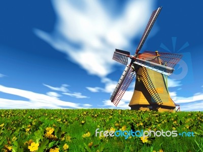 Windmill Stock Image