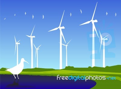 Windmill Stock Image