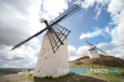 Windmills Stock Photo