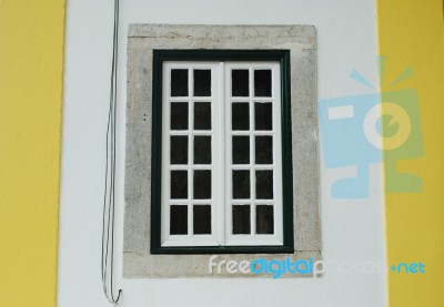 Window Detail Of A Typical House Stock Photo