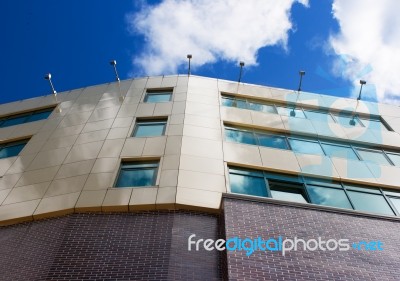 Windows Of The New Business Center Stock Photo