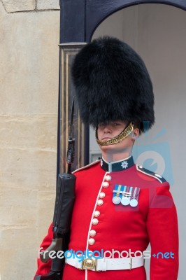 Windsor, Maidenhead & Windsor/uk - July 22 : Coldstream Guard On… Stock Photo