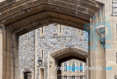 Windsor, Maidenhead & Windsor/uk - July 22 : St Georges Gate At Stock Photo