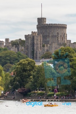 Windsor, Maidenhead & Windsor/uk - July 22 : View Of Windsor Cas… Stock Photo