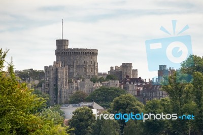 Windsor, Maidenhead & Windsor/uk - July 22 : View Of Windsor Cas… Stock Photo