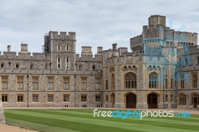 Windsor, Maidenhead & Windsor/uk - July 22 : View Of Windsor Cas… Stock Photo