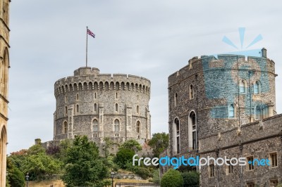 Windsor, Maidenhead & Windsor/uk - July 22 : View Of Windsor Cas… Stock Photo