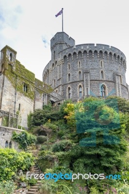 Windsor, Maidenhead & Windsor/uk - July 22 : View Of Windsor Cas… Stock Photo