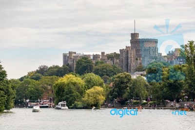 Windsor, Maidenhead & Windsor/uk - July 22 : View Of Windsor Cas… Stock Photo