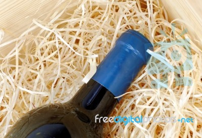 Wine Bottle Stock Photo