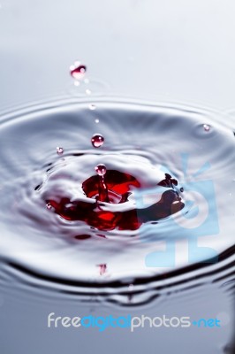 Wine Droplet Stock Photo