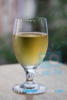 Wine Glass Stock Photo