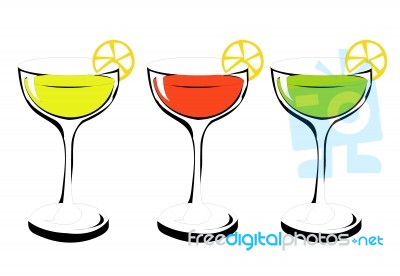 Wine Glass Stock Image