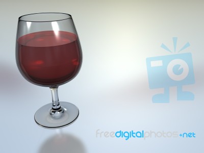 Wine Glass Stock Image