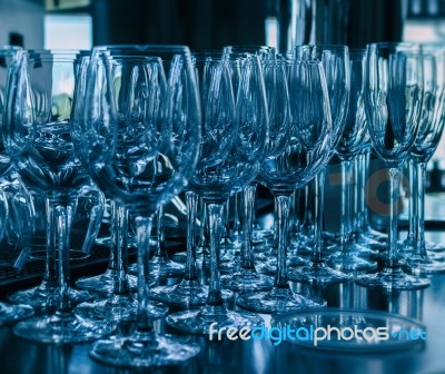 Wine Glasses Stock Photo