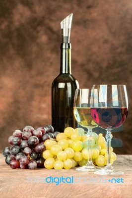 Wine Set Stock Photo