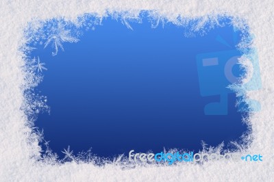 Winter Frame Stock Image