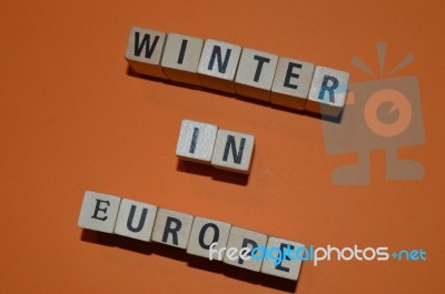 Winter In Europe Stock Image