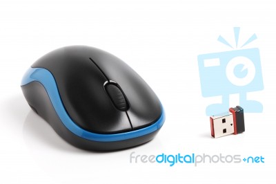 Wireless Computer Mouse Stock Image