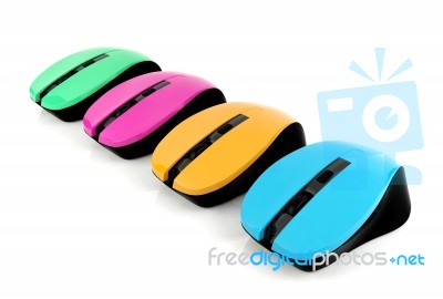 Wireless Mouse Stock Image