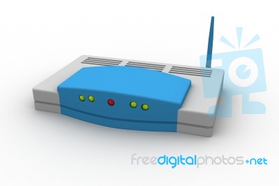 Wireless Router Stock Image