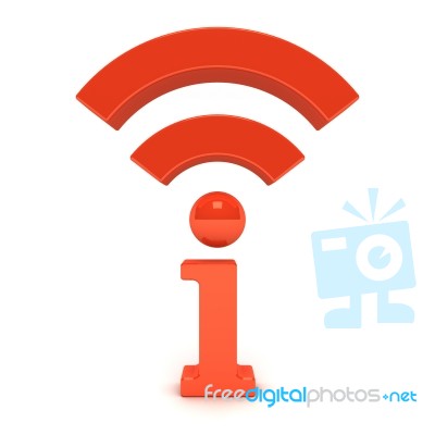 Wireless Wifi Icon Stock Image